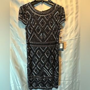 Gorgeous Adrianna Papell Beaded Party Dress